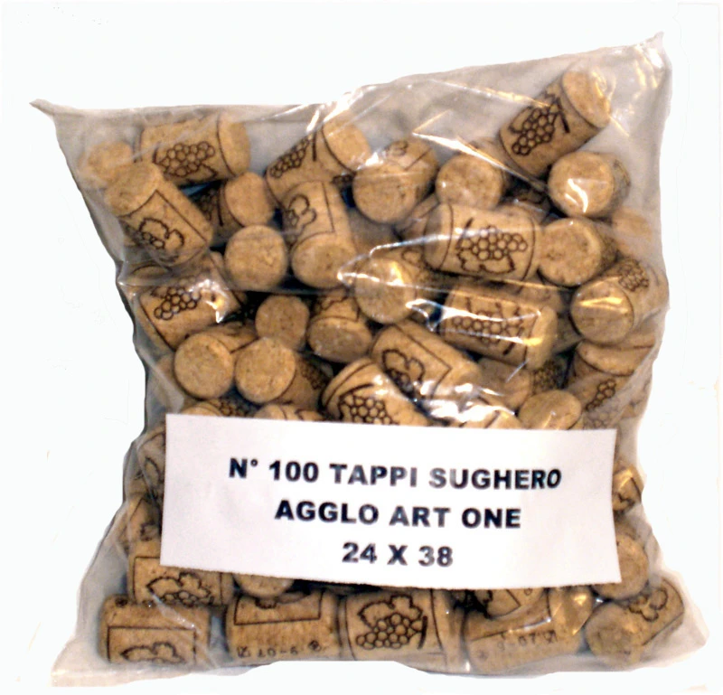 Tappo Sughero agglo art one 24x38